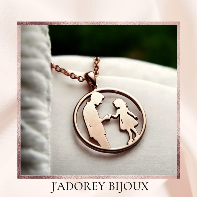 Pendentif « Silhouette d’après votre photo » — Argent 925