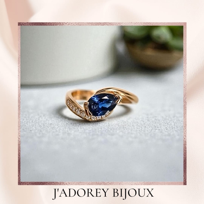 Bague « Pierre de Naissance » — Argent 925 (Nouveau) (Nouveau)